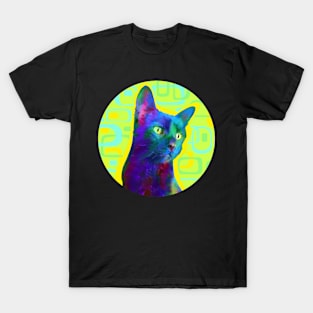 Black Cat Magic - Retro T-Shirt